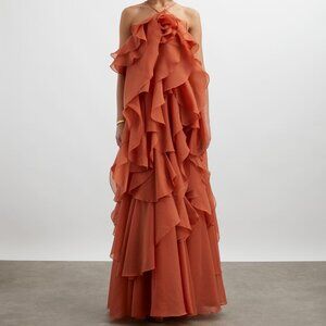 Brand New Aje Pandorea Layered Maxi Dress